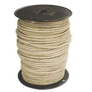 6WHT-STRX500 Building Wire, White Sheath, 6 AWG Wire, 1-Conductor, 500 ft L, Copper Conductor