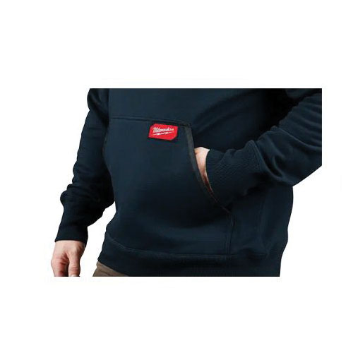 Milwaukee 350B-M Pullover Hoodie, M, Blue, Cotton/Polyester, Comfortable