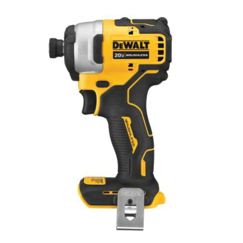 DeWALT DCF809B Compact Brushless Impact Driver, Tool Only, 1/4 in Drive, Impact Drive, 3200 ipm, 2800 rpm Speed