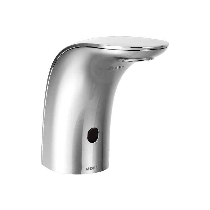 M-Power Series 8553 Electronic Lavatory Faucet, 0.5 gpm, Metal, Chrome Plated, Straight Spout