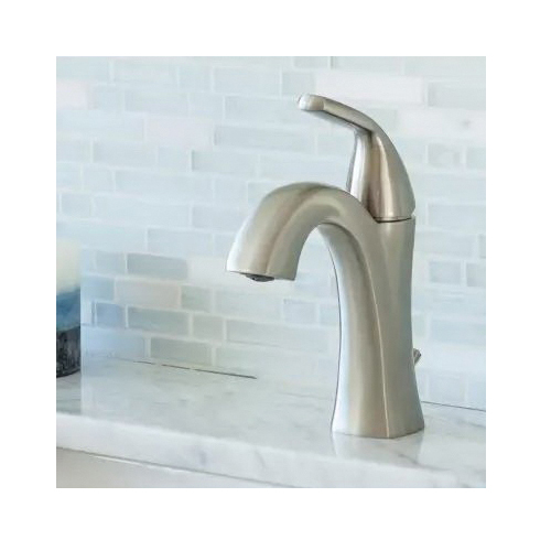 Miseno MNO611BNP Bathroom Faucet, 8-3/16 in H x 6 in W x 6-3/16 in D Dimensions, 4-7/16 in Spout Reach, 1.2 gpm - 2