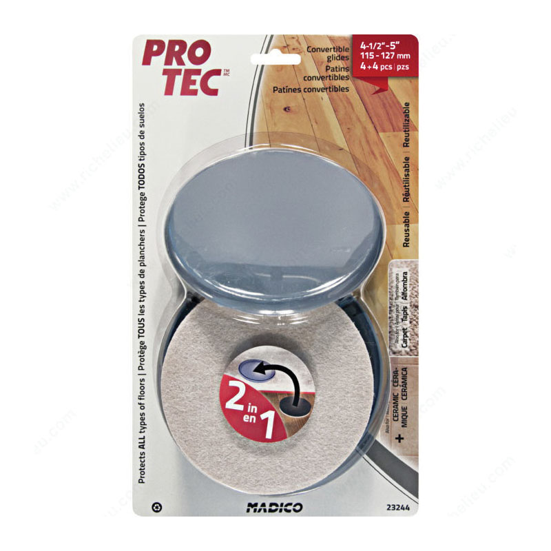 Pro-Tec 23244 2-in-1 Convertible Glide, Foam/HDPE/Polyester, Beige/Black/Gray - 2