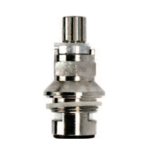 Lincoln 130453 Cold/Hot Faucet Cartridge, Brass/Ceramic, Chrome Plated, 1-13/16 in L