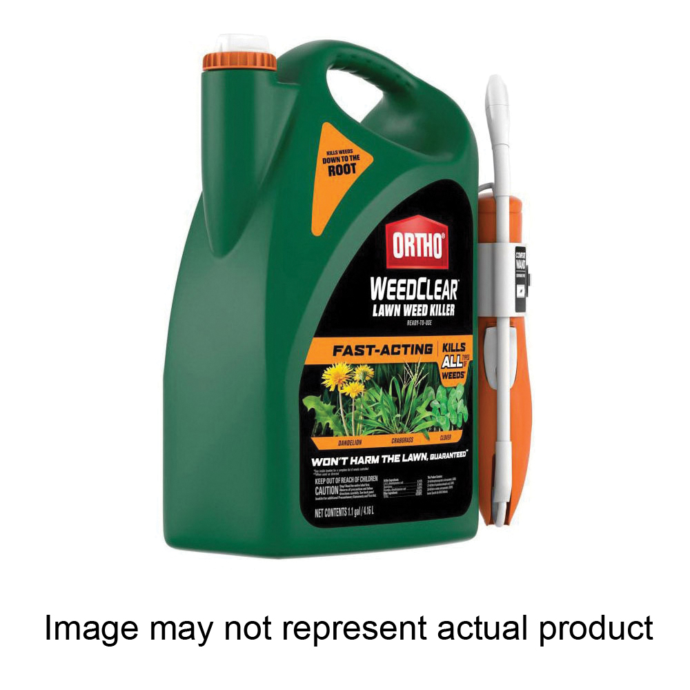 Ortho WeedClear 0447505 RTU Lawn Weed Killer, Liquid, Spray Application, 1.33 gal Jug