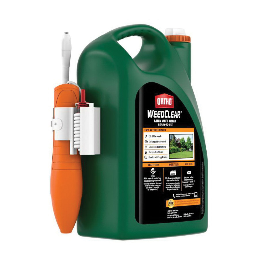 Ortho WeedClear 0447505 RTU Lawn Weed Killer, Liquid, Spray Application, 1.33 gal Jug
