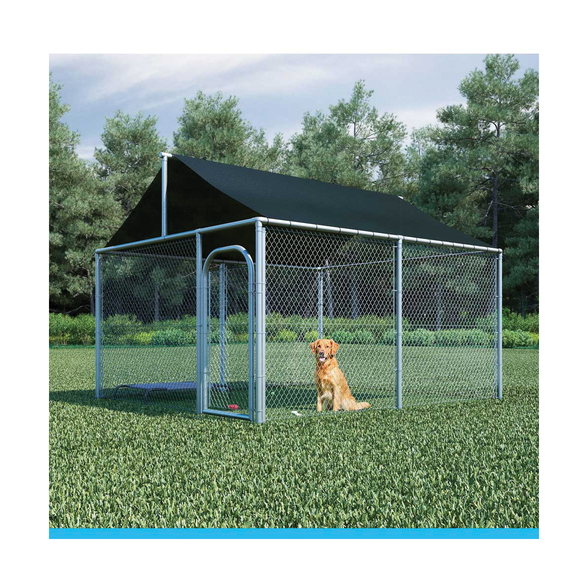 Coolaroo 457839 Heavy-Duty People Cover, 50 ft L, 6 ft W, HDPE, Graphite - 5
