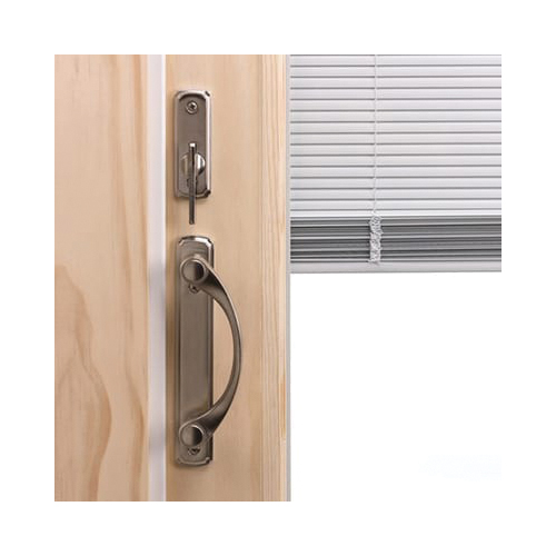 Andersen Frenchwood 400 Series 12080 Gliding Patio Door, 56-3/4 in W x 91-3/8 in H, 3-Panel, Vinyl/Wood - 3