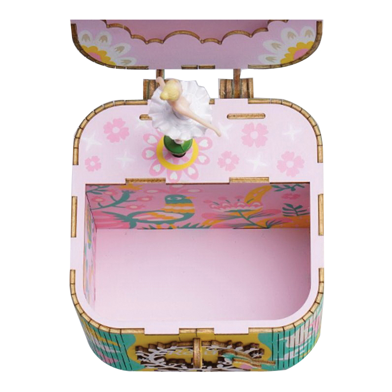 Hands Craft AMD52 DIY 3D Puzzle Music Box, 14 Years and Up, Wood, Pink - 2