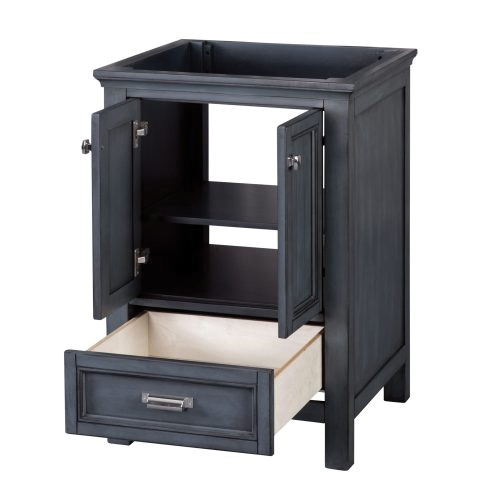 Foremost Brantley Series BABV2422D Bathroom Vanity, 24 in W Cabinet, 21-1/2 in D Cabinet, 34 in H Cabinet, Wood - 2