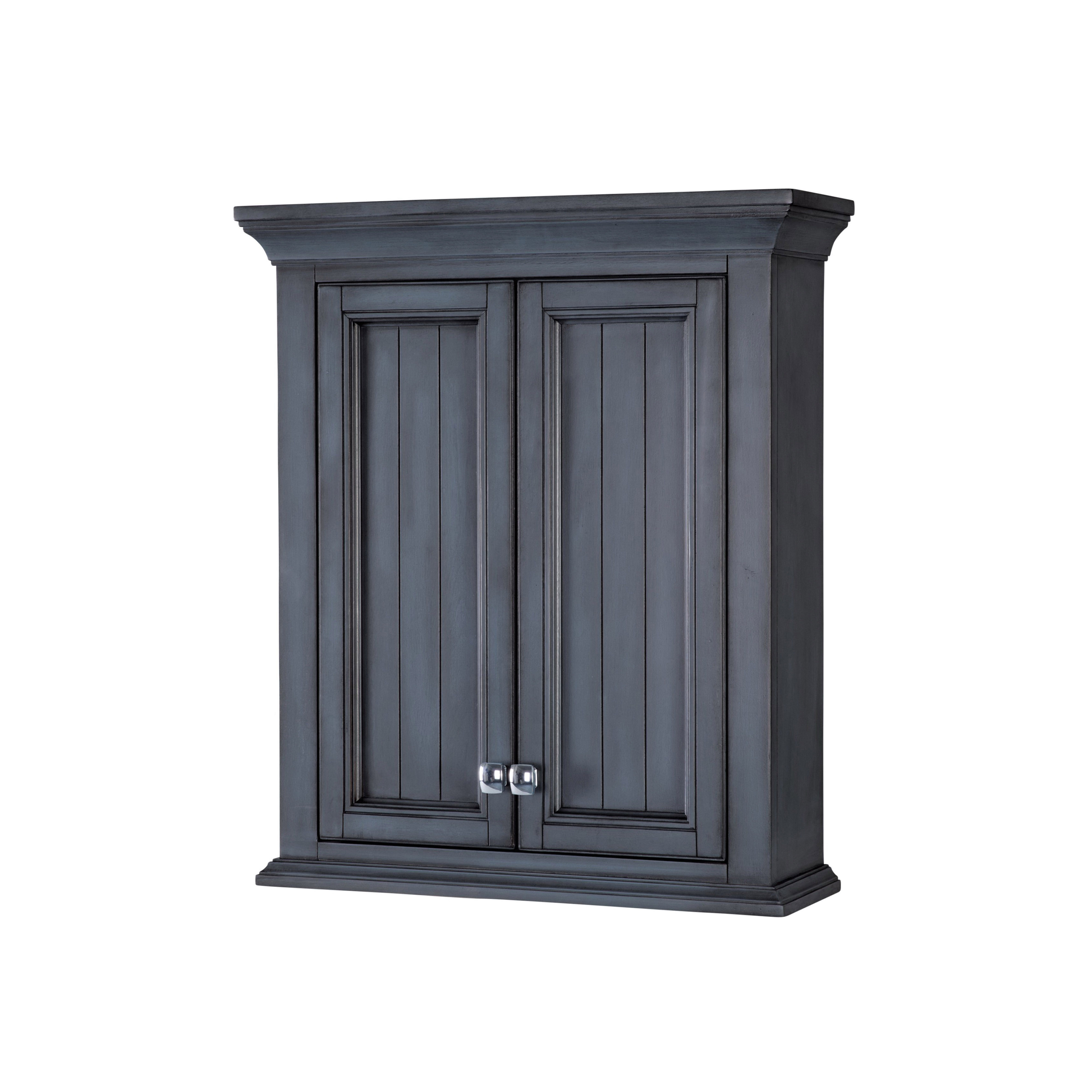 Foremost Brantley BABW2428 Bathroom Cabinet, 2-Door, 2-Shelf, MDF/Poplar, Harbor Blue - 2