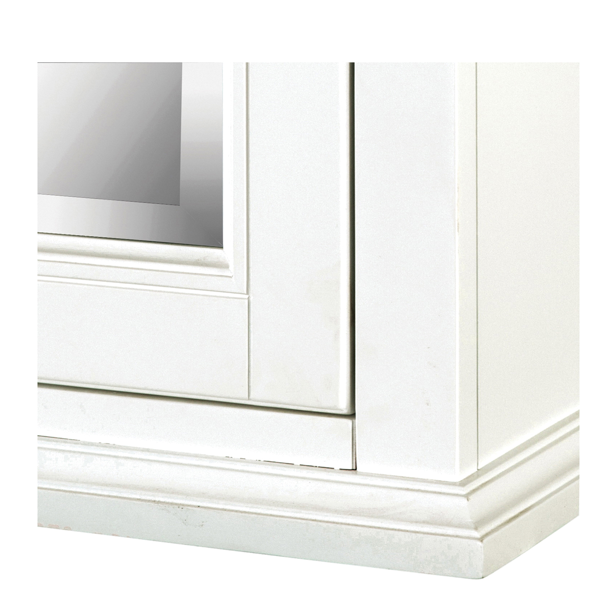 Foremost Brantley Series BAWC2228 Medicine Cabinet, 22 in OAW, 8 in OAD, 28 in OAH, White, 2-Shelf, 1-Door - 4