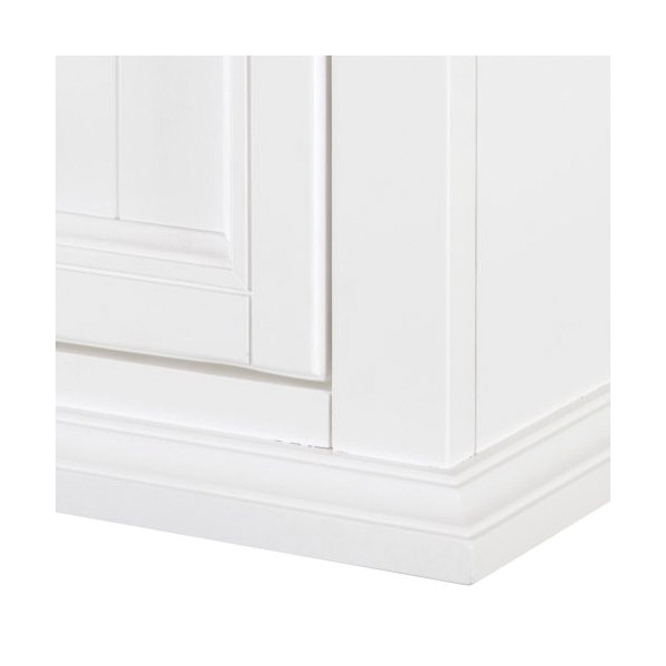 Foremost Brantley BAWW2428 Bathroom Cabinet, 2-Door, 2-Shelf, MDF/Poplar, White - 5