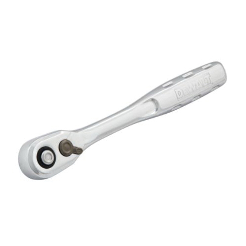 DEWALT DWMT81097 Quick-Release Ratchet, 3/8 in Drive, 7.48 in OAL, Chrome