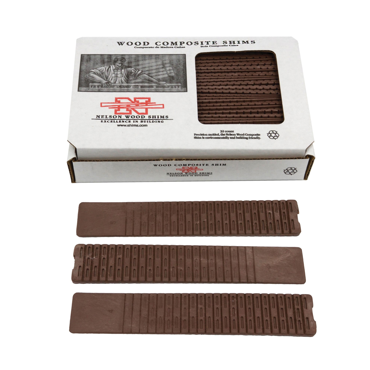 Nelson WC8/32/15/50-LA Shim, 8 in L, 1-3/8 in W - 2