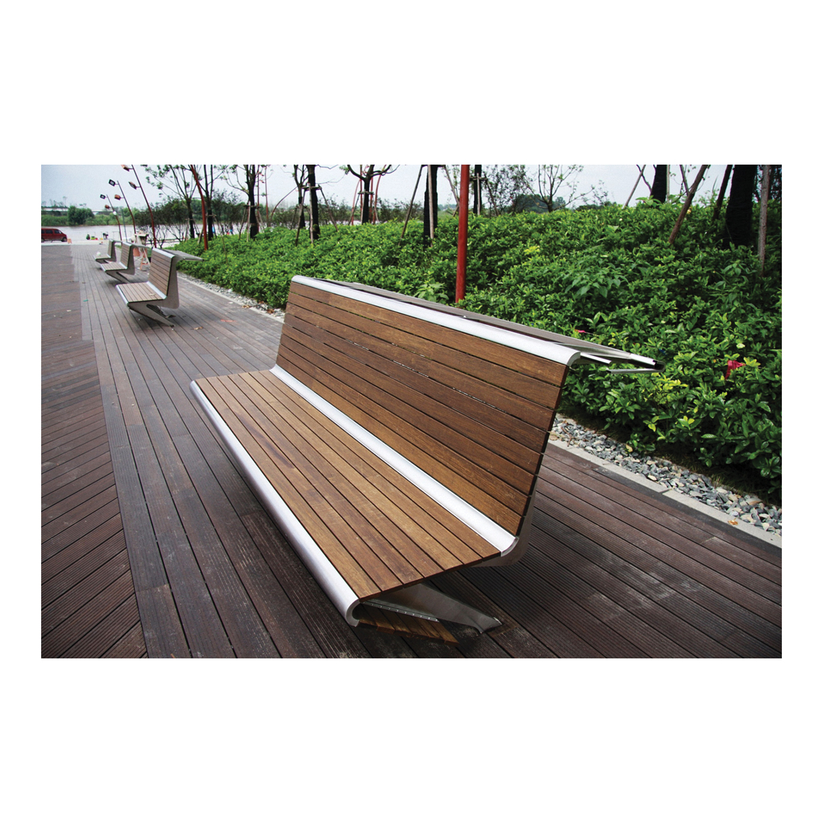 dassoXTR EPC-DK20-G2-PP Outdoor Decking Board, 5-3/8 in W Actual, 6 ft L Nominal, 6 in W Nominal - 4