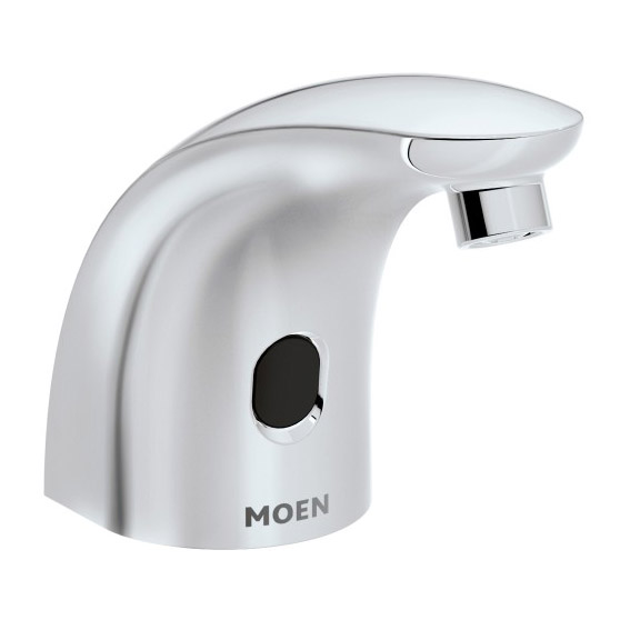 M-Power Series 8558 Soap Dispenser, 1-Hole, Cast Brass, Chrome Plated, Deck Mounting
