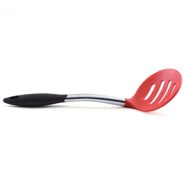 NORPRO GRIP-EZ Series 1353 Cooking Skimmer, Silicone Skimmer, Stainless Steel Handle, 13-1/2 in OAL - 2