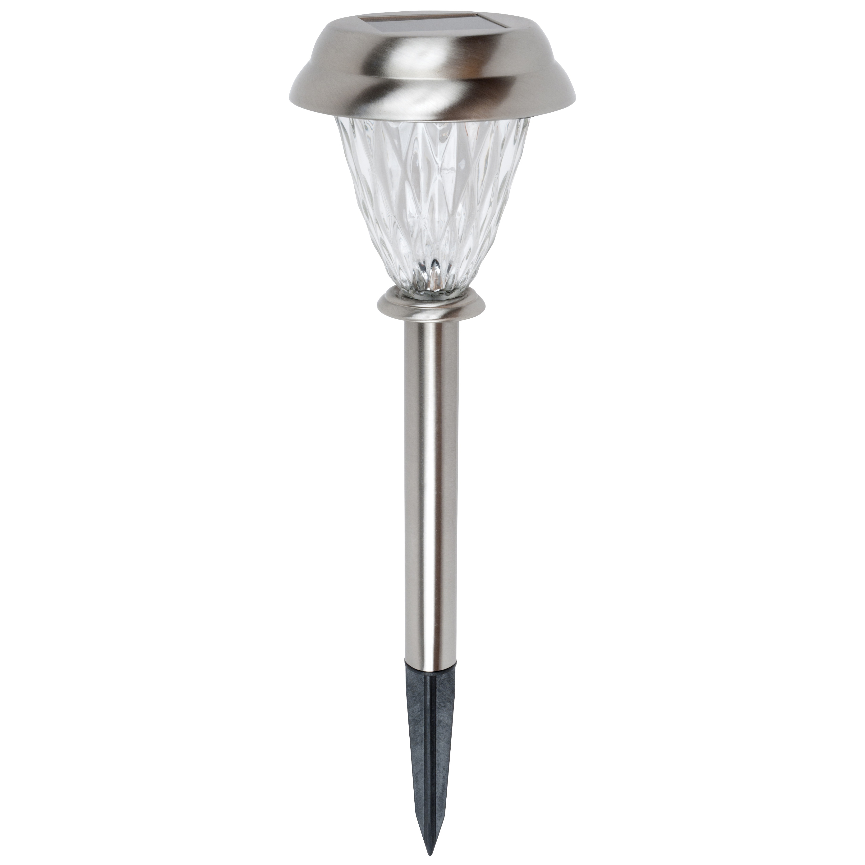 26091 Solar Stake Light with Water Glass Lens, Nickel-Metal Hydride Battery, AA Battery, 1-Lamp