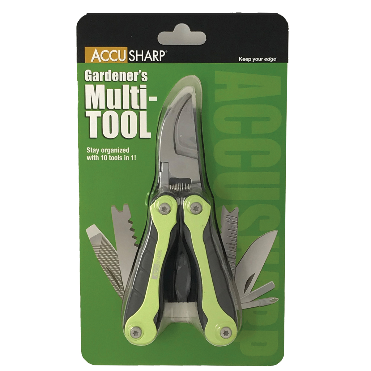 Accusharp 084C Gardener's Multi-Tool, Metal, Compact Handle - 2