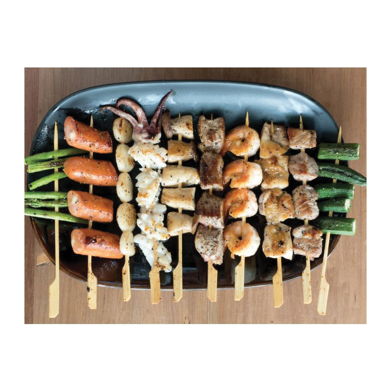 HIC 97133 Skewer, 7 in OAL, Bamboo Head