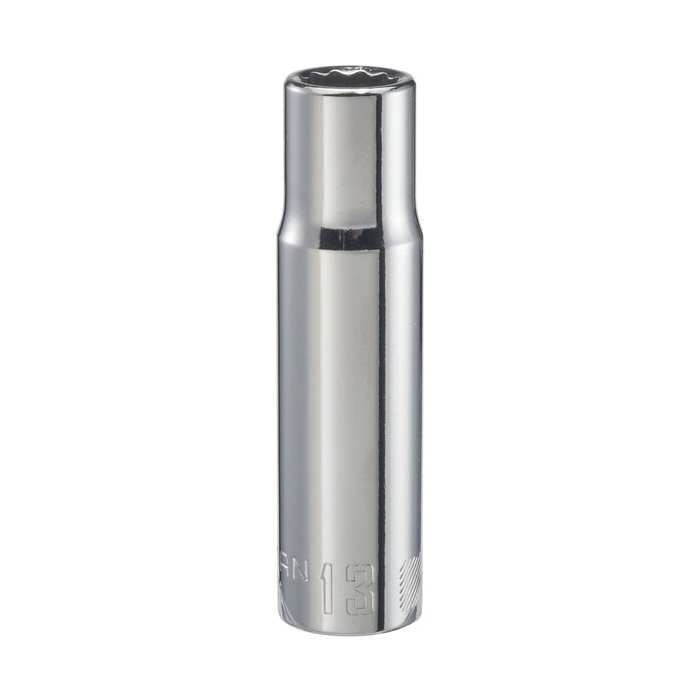 CMMT44441 Socket, 13 mm Socket, Deep Socket, 83 in OAL, 1/2 in Drive, 12-Point, Chrome