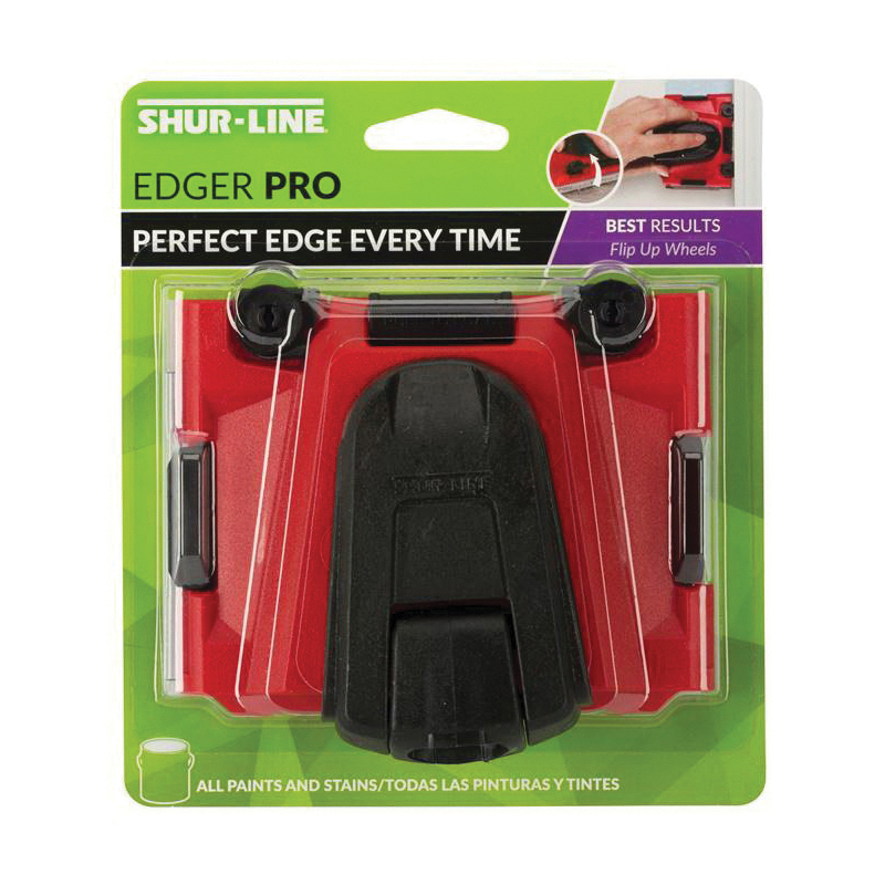 Shur-Line 2006562 Paint Edger, Plastic Pad, Black/Red