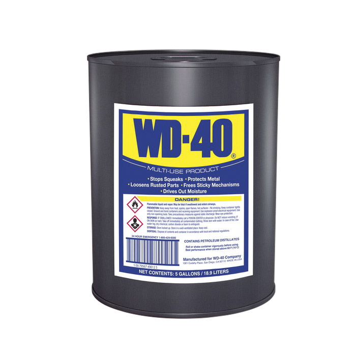 49012 Multi-Use Lubricant, Mild Petroleum, Light Amber, 5 gal, Pail