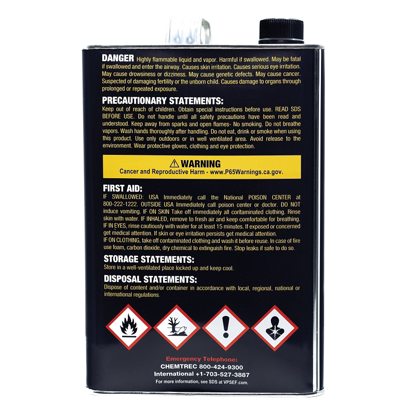 VP Racing 6231 50:1 Pre-Mixed Small Engine Fuel, Hydrocarbon, Blue, 128 oz