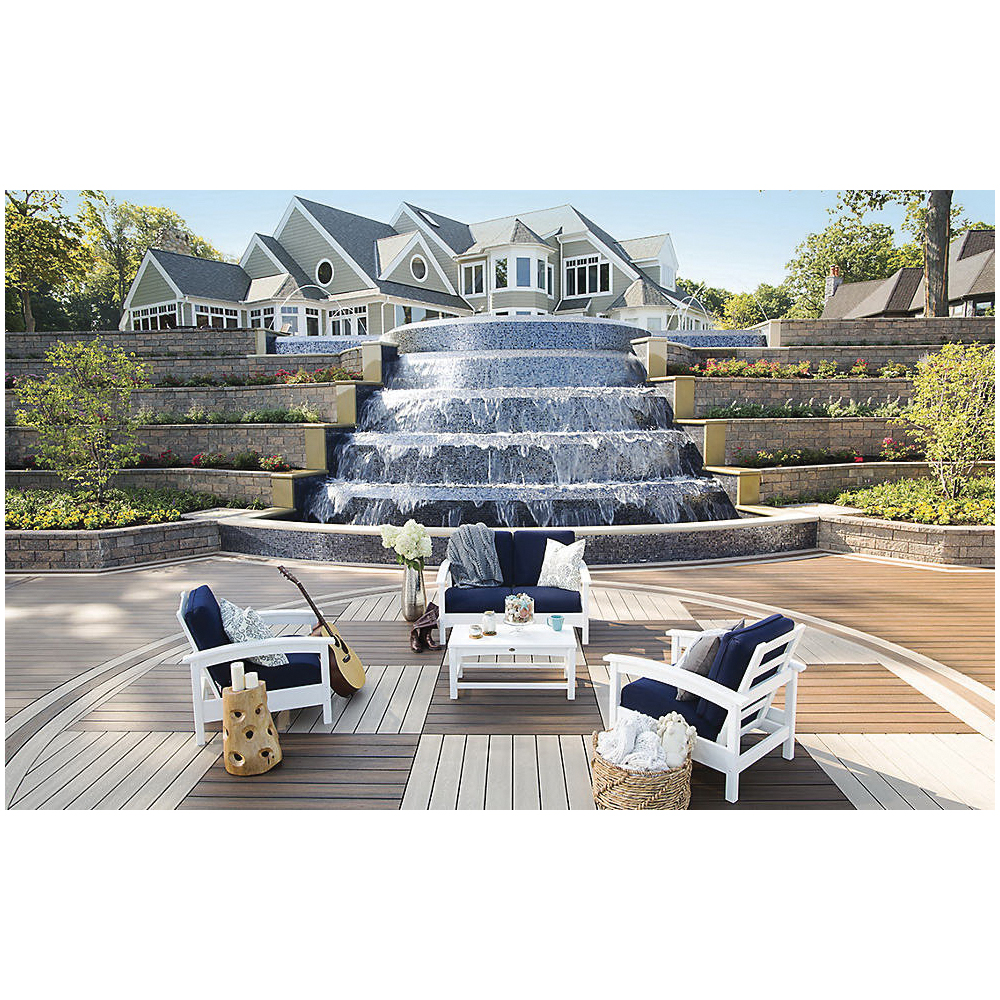 Trex Transcend SR010616TG48 Grooved Decking Board, 16 ft L, 6 in W, 1 in T, Composite, Spiced Rum - 2
