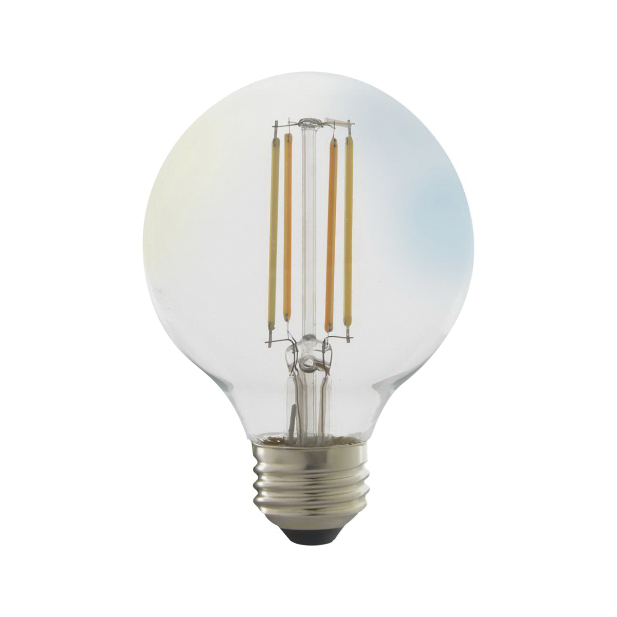 Nuvo Lighting S11251 LED Bulb, Globe, G25 Lamp, 40 W Equivalent, E26 Lamp Base, Dimmable, Clear