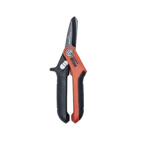 CW7T Heavy-Duty Tradesman Utility Shear, 7-1/2 in OAL, 2 in L Cut, Stainless Steel Blade