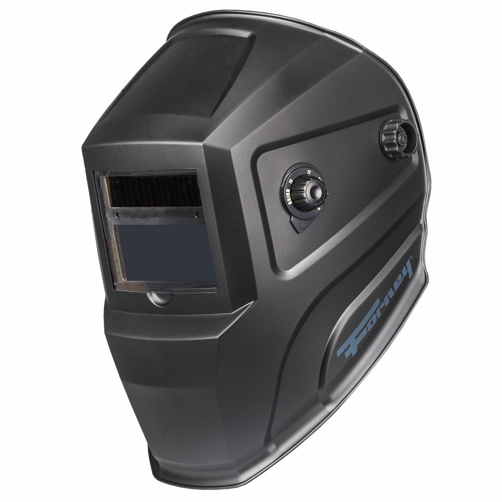 Forney 55857 ADF Welding Helmet, 5-Point Ratchet, Dual Crown Strap Headgear, UV/IR, Variable Lens, 5.97 sq-in Viewing