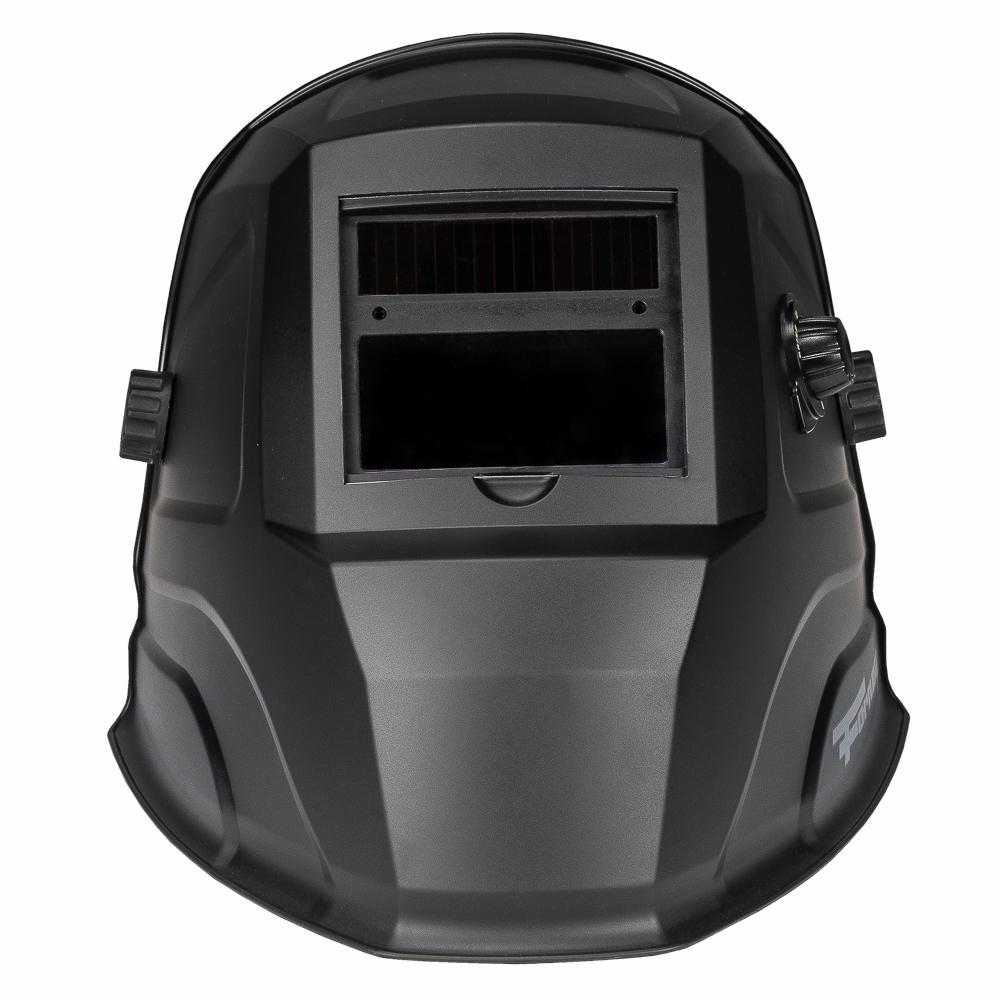 Forney 55857 ADF Welding Helmet, 5-Point Ratchet, Dual Crown Strap Headgear, UV/IR, Variable Lens, 5.97 sq-in Viewing