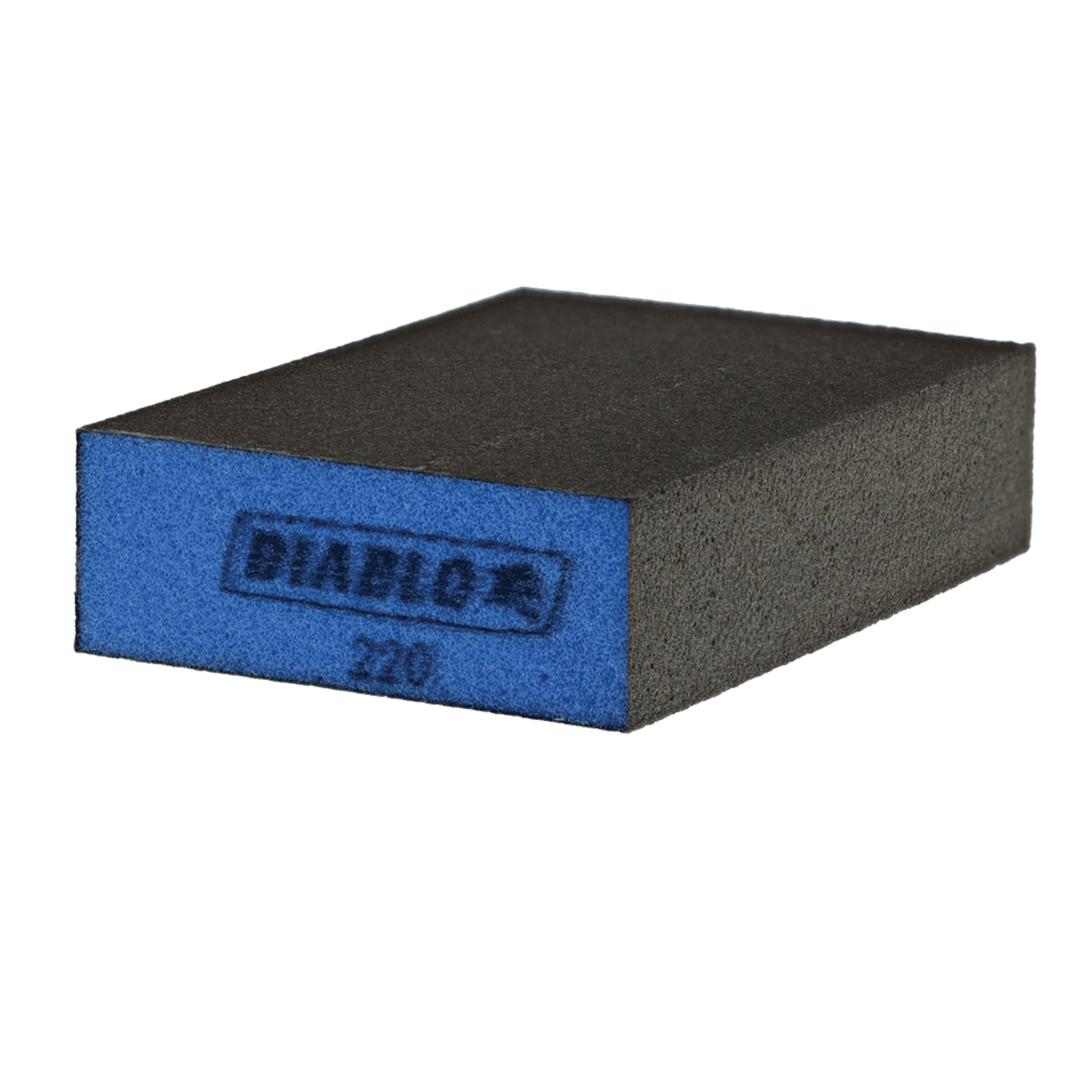 Diablo ENDURA-BOND DFBBLOCMFN01G Flat Edge Sanding Block, 4 in L, 2-1/2 in W, 220 Grit, Ultra Fine