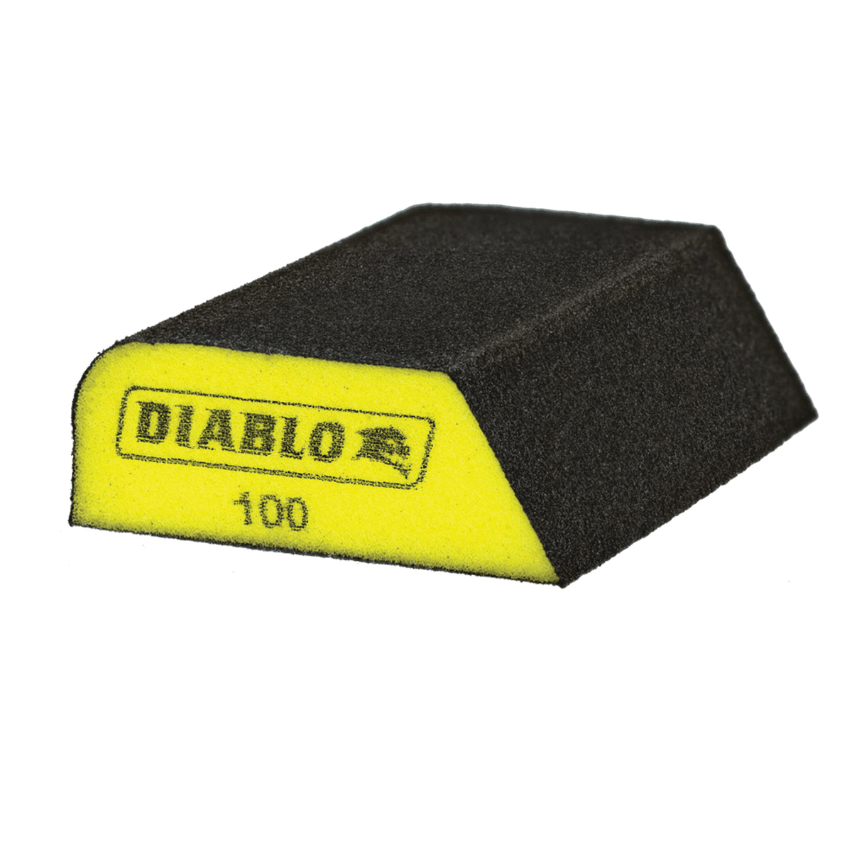Diablo ENDURA-BOND DFBCOMBFIN01G Dual Edge Sanding Block, 4 in L, 2-1/2 in W, 100 Grit, Fine