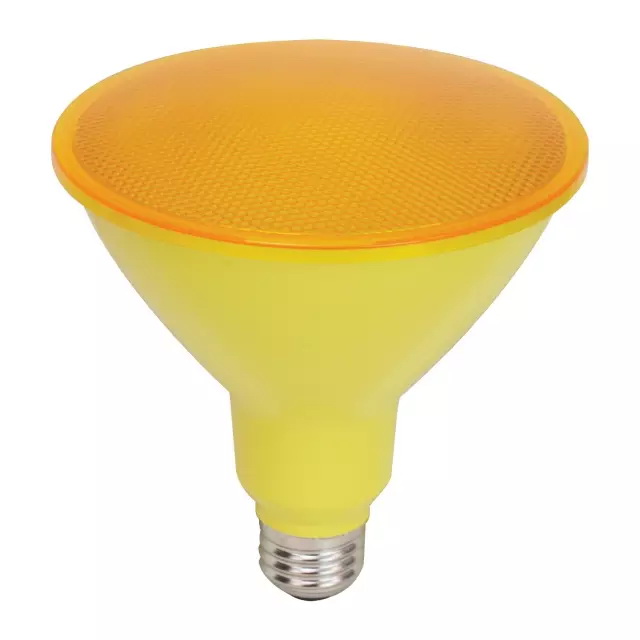 93100583 LED Floodlight, Flood, Spotlight, PAR38 Lamp, 90 W Equivalent, E26 Lamp Base, Yellow Light