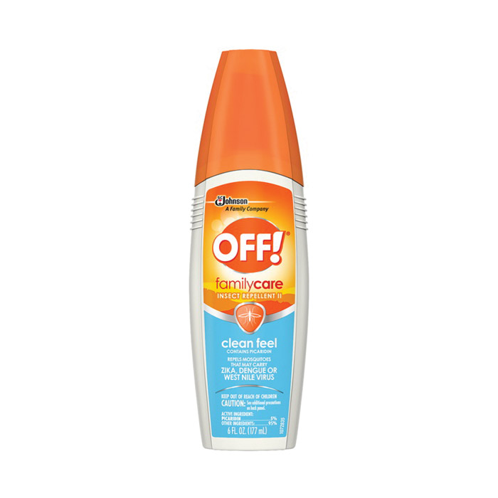 OFF! 81881 FamilyCare Insect Repellent, 6 fl-oz Bottle, Liquid, Clear, Alcohol