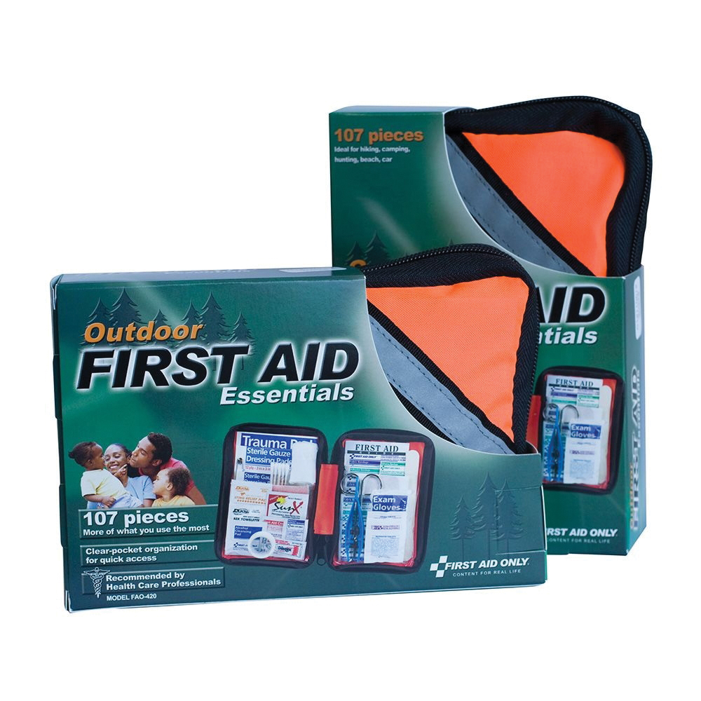 FAO-420 Outdoor First Aid Kit, 107-Piece, Fabric