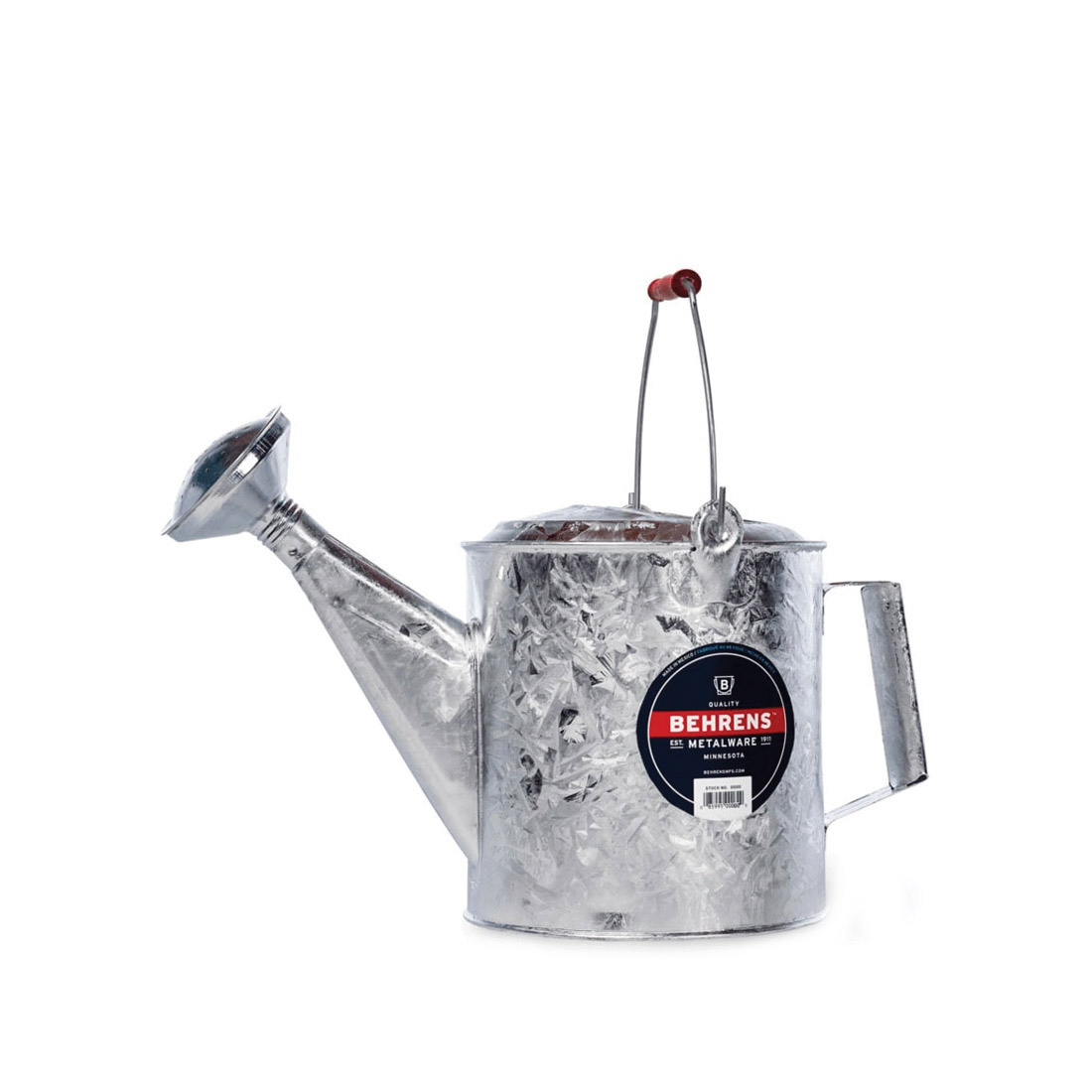Metalware Classics 206RH Watering Can, 1.5 gal Can, Steel, Steel Sage, Hot-Dipped Galvanized
