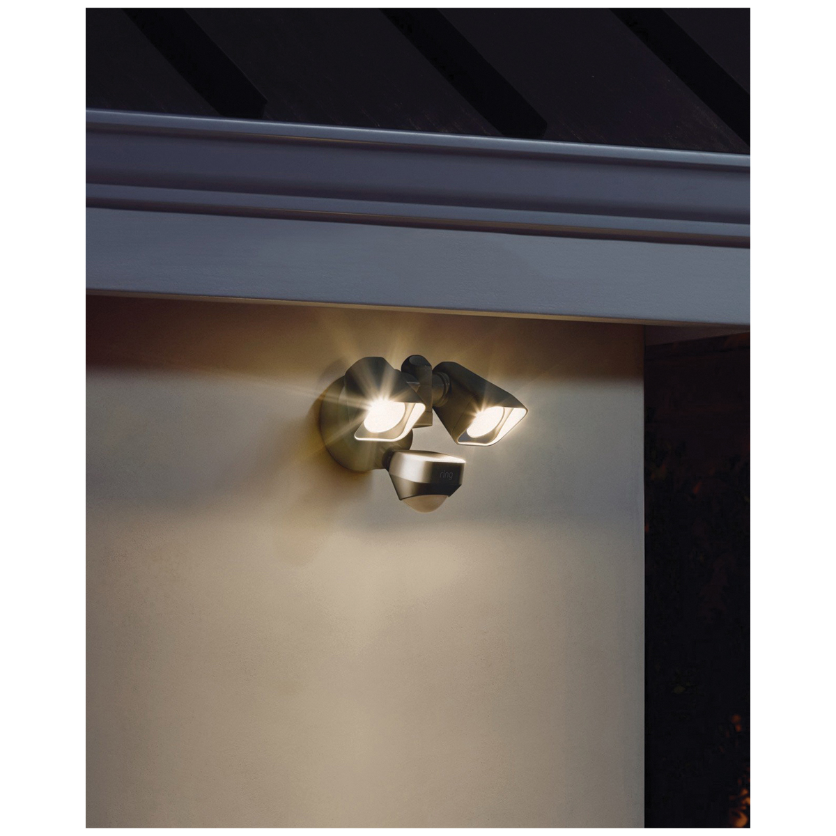 Flood Light, Ring, 110 to 240 VAC, 24 W, 2-Lamp, LED Lamp, Bright White Light, 2000 Lumens - 1