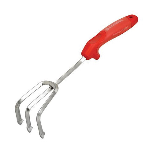 CT 3334 Cultivator, 3 in W, 13-1/2 in L, 6 in L Tine, 3-Tine, Polymer Handle