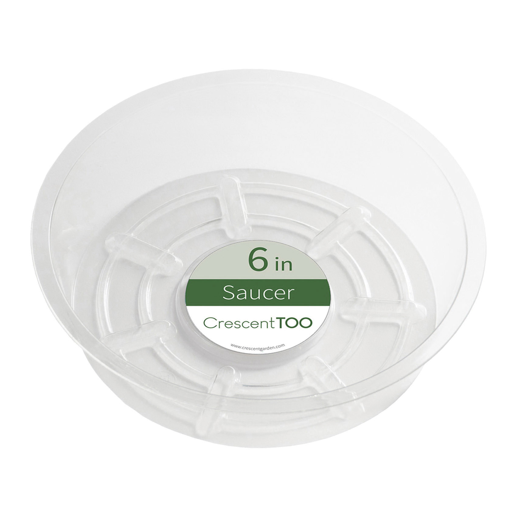 BV060S00C Basic Saucer, 6.1 in Dia, Plastic, Clear