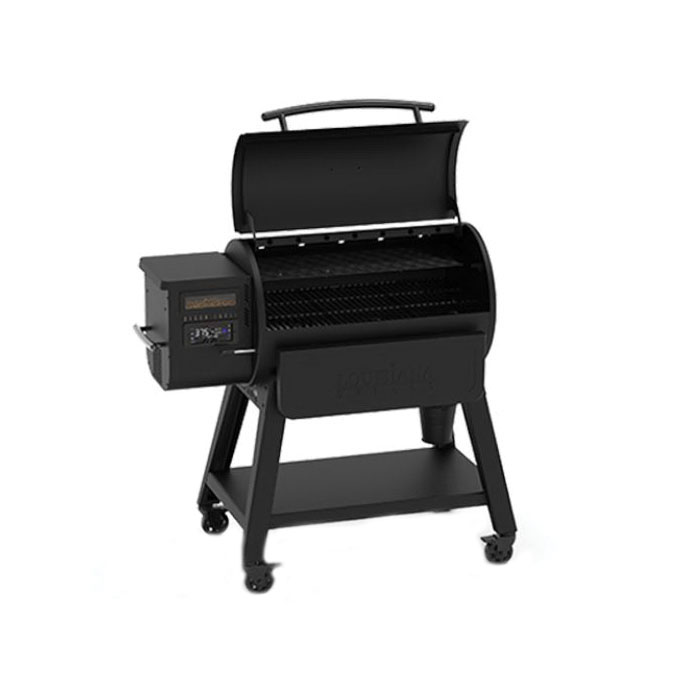 LOUISIANA GRILLS 1000 Black Label 10639 Wood Pellet Grill, 661 sq-in Primary Cooking Surface, Smoker Included: Yes - 4