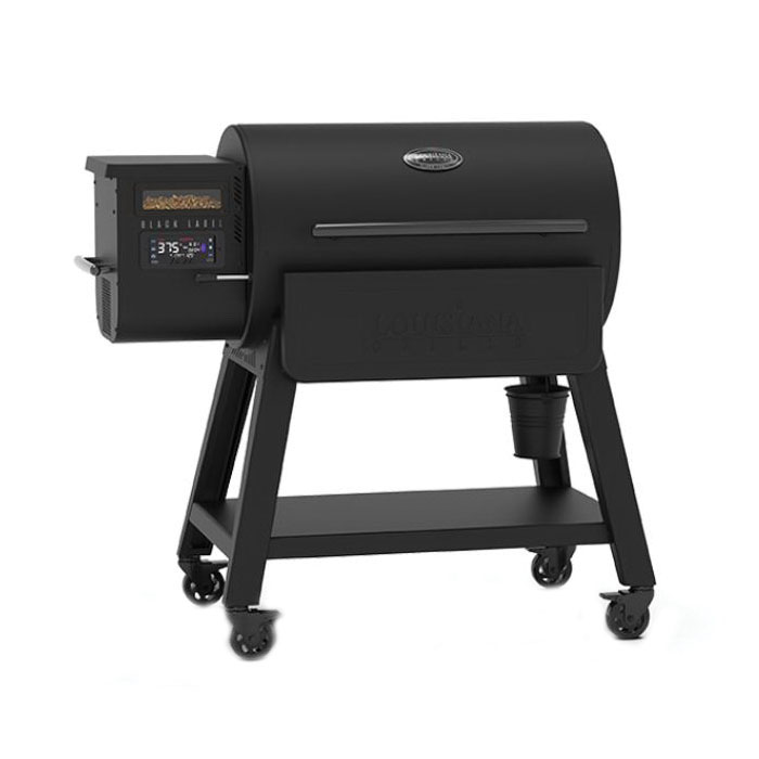 LOUISIANA GRILLS 1000 Black Label 10639 Wood Pellet Grill, 661 sq-in Primary Cooking Surface, Smoker Included: Yes - 5