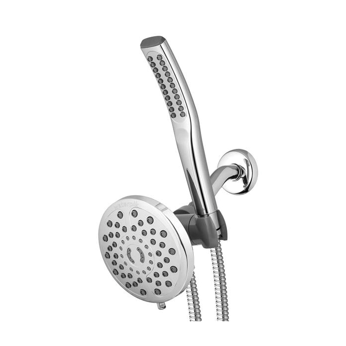 XIB-633E-SBX-183ME Spa System with PowerPulse Massage, 1.8 gpm, 7-Spray Function, Polished Chrome, 6 ft L Hose