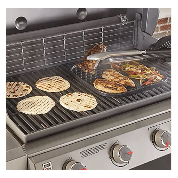Grill and Griddle Station, Weber, Cast Iron, Porcelain Enamel-Coated - 5