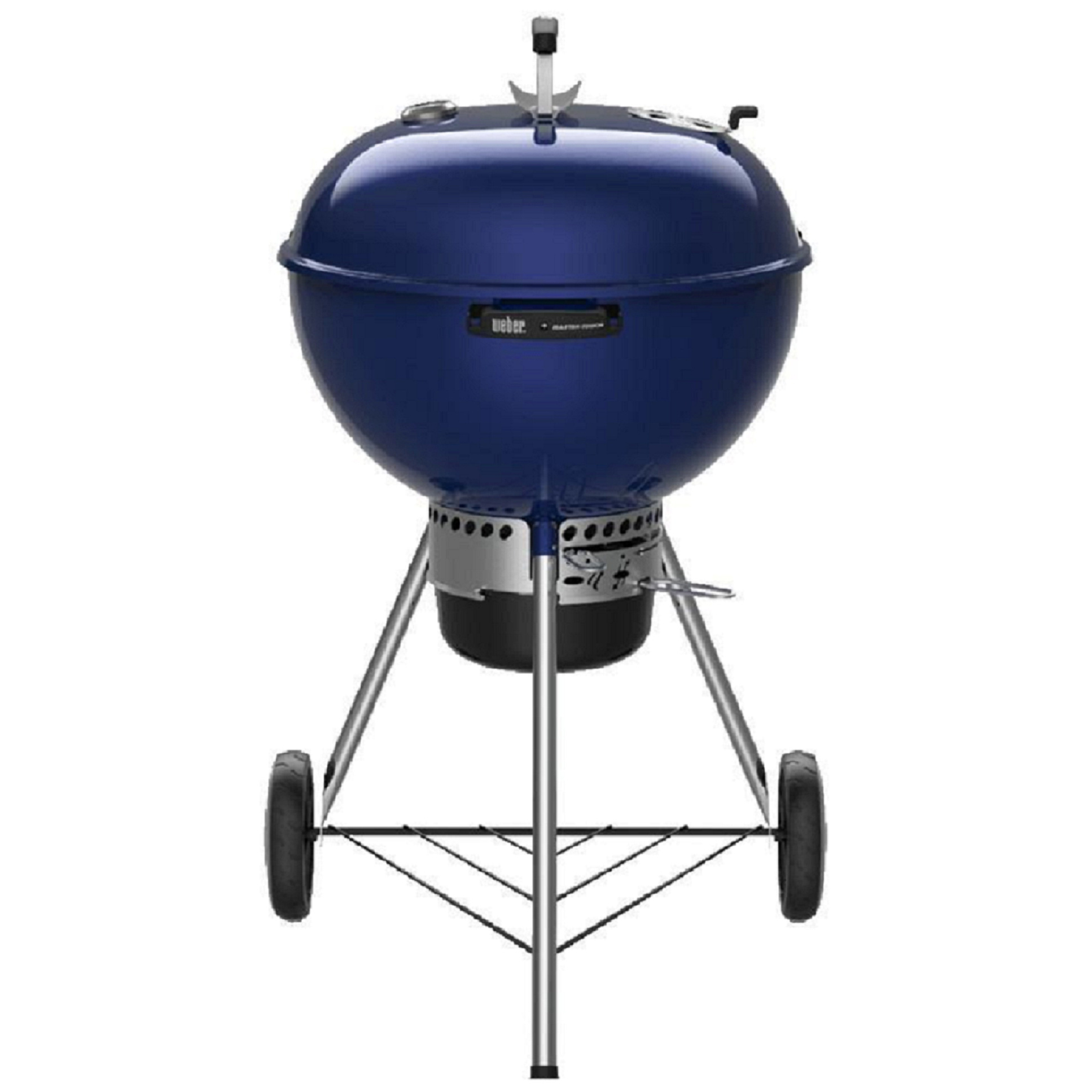Master-Touch 14516001 Charcoal Grill, 1-Grate, 363 sq-in Primary Cooking Surface, Deep Ocean Blue