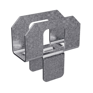 PSCA 5/8 Panel Sheathing Clip, 40 in Roof Span, 20 ga Thick Material, Steel, Galvanized