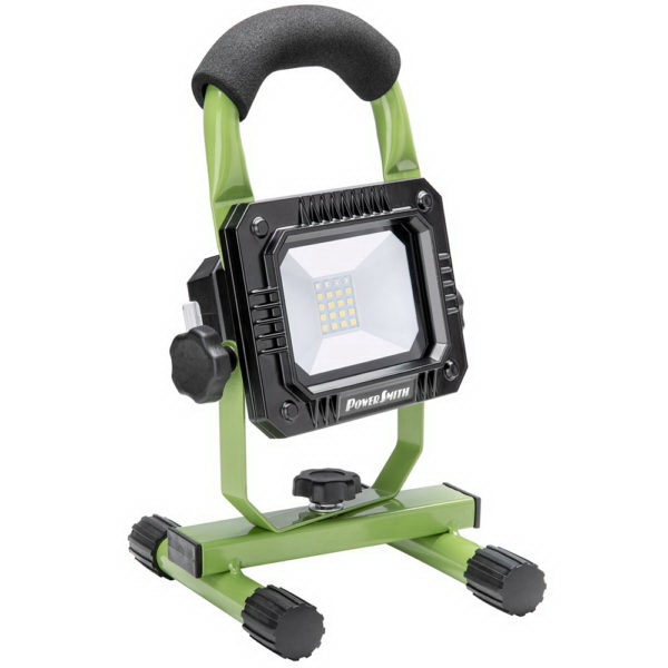 PWLR108S Rechargeable Work Light, 16 W, Lithium-Ion Battery, 1-Lamp, LED Lamp, 800/400/200 Lumens