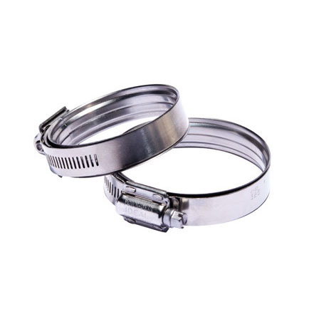 PC12 Pressure Seal Heavy-Duty Hose Clamp, 0.81 to 1.04 in Hose, 300 Stainless Steel